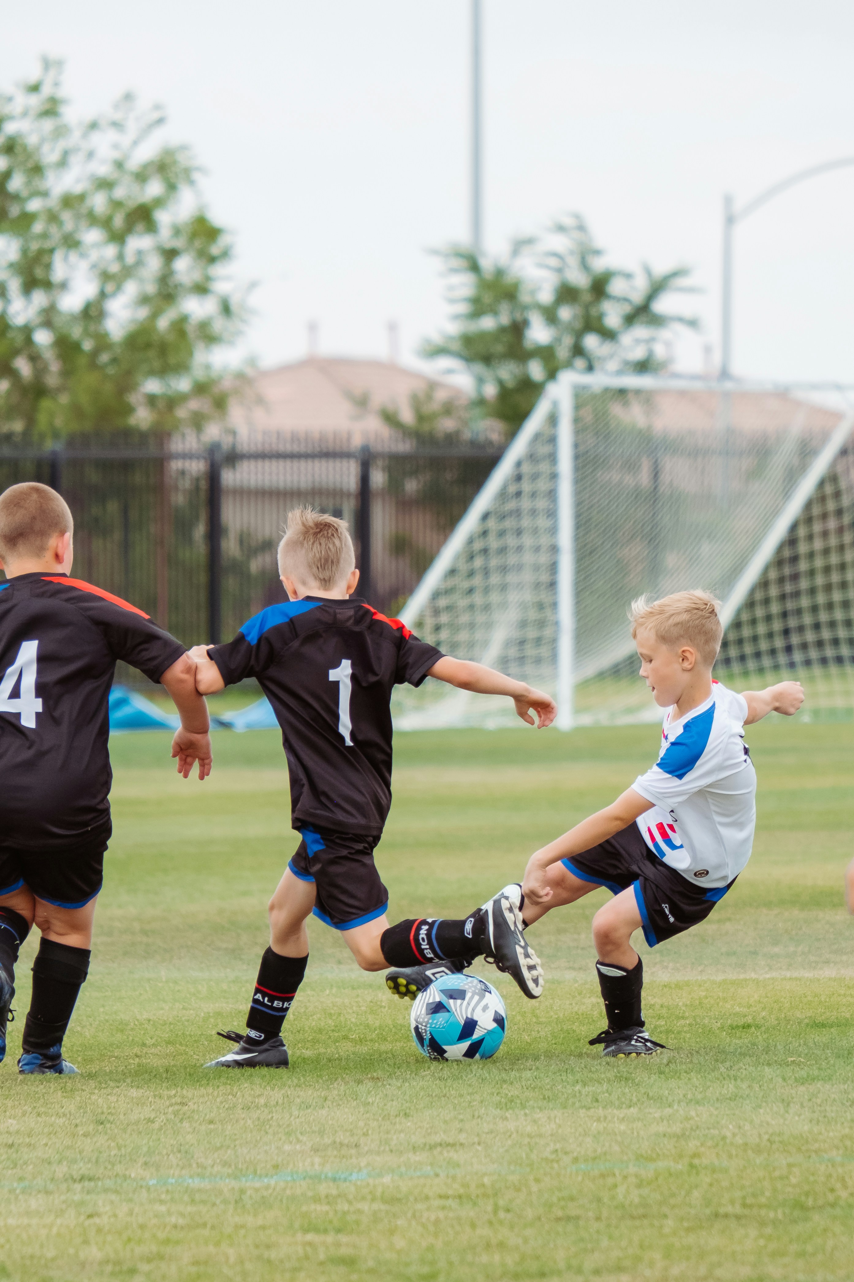 Youth football match